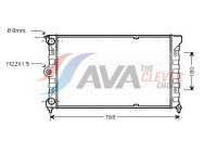 Radiateur, refroidissement du moteur VN2037 Ava Quality Cooling