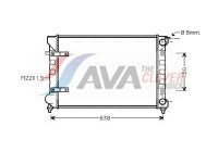 Radiateur, refroidissement du moteur VN2048 Ava Quality Cooling