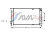 Radiateur, refroidissement du moteur VN2066 Ava Quality Cooling