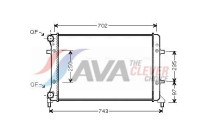 Radiateur, refroidissement du moteur VN2204 Ava Quality Cooling