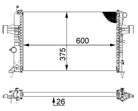 Radiateur, refroidissement du moteur