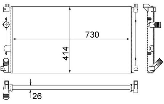 Radiateur, refroidissement du moteur