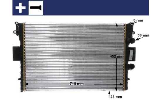 Radiateur, refroidissement du moteur