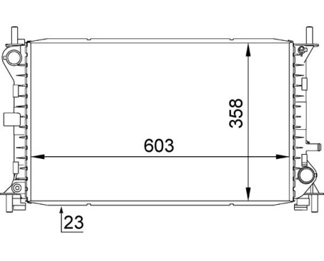 Radiateur, refroidissement du moteur