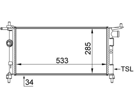 Radiateur, refroidissement du moteur