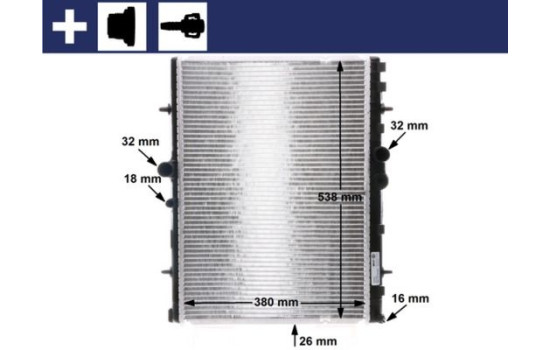 Radiateur, refroidissement du moteur