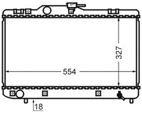 Radiateur, refroidissement du moteur