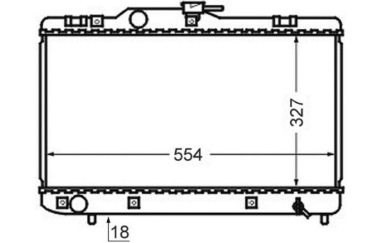 Radiateur, refroidissement du moteur