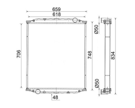 Radiateur, refroidissement du moteur