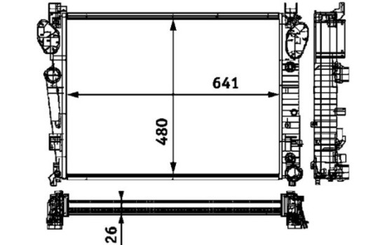 Radiateur, refroidissement du moteur, Image 2