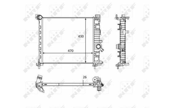 Radiateur, refroidissement du moteur