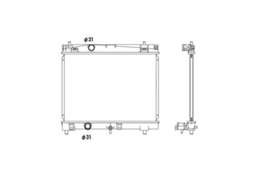 Radiateur, refroidissement du moteur