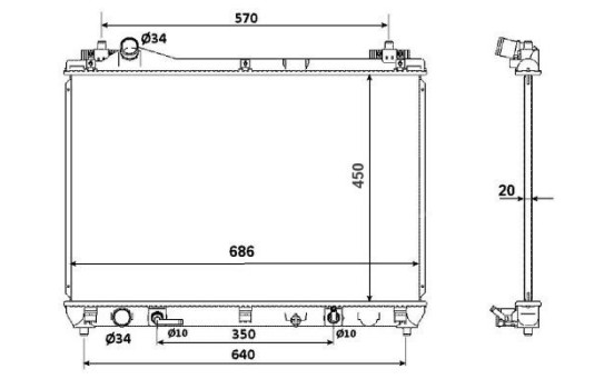 Radiateur, refroidissement du moteur