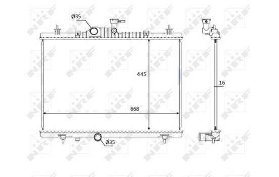 Radiateur, refroidissement du moteur