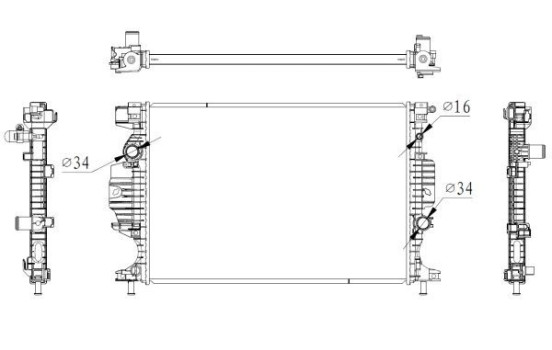 Radiateur, refroidissement du moteur, Image 2