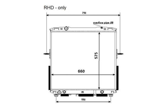 Radiateur, refroidissement du moteur