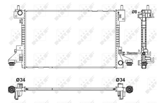 Radiateur, refroidissement du moteur