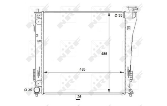 Radiateur, refroidissement du moteur