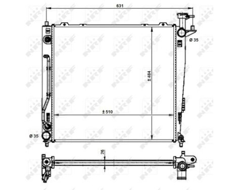 Radiateur, refroidissement du moteur