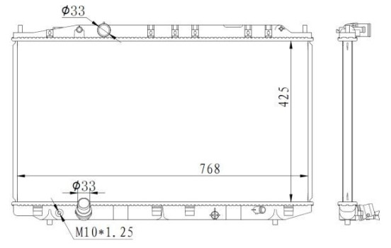 Radiateur, refroidissement du moteur