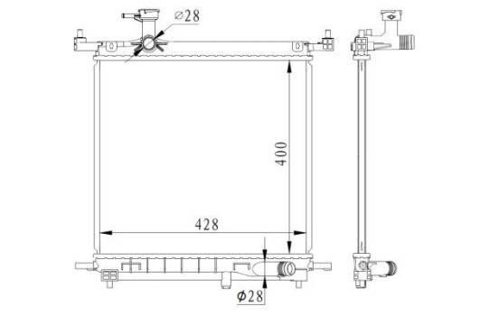 Radiateur, refroidissement du moteur