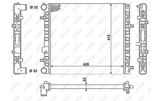 Radiateur, refroidissement du moteur