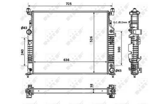 Radiateur, refroidissement du moteur