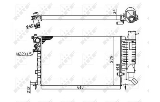 Radiateur, refroidissement du moteur