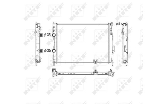 Radiateur, refroidissement du moteur