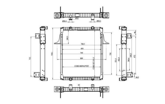 Radiateur, refroidissement du moteur