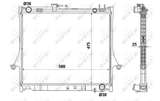 Radiateur, refroidissement du moteur