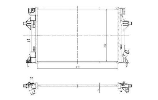 Radiateur, refroidissement du moteur