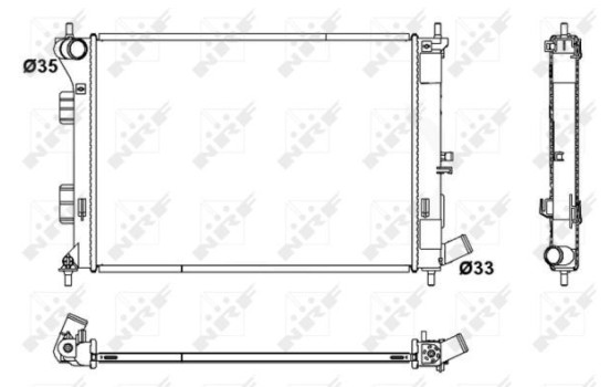 Radiateur, refroidissement du moteur