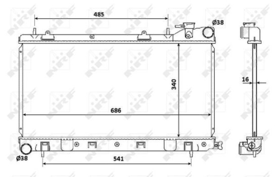 Radiateur, refroidissement du moteur