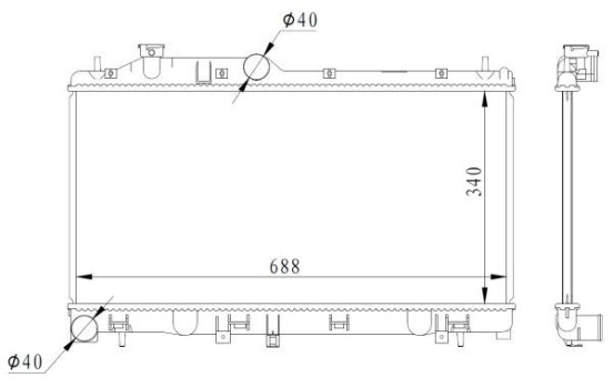 Radiateur, refroidissement du moteur