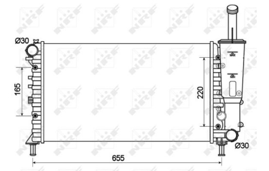 Radiateur, refroidissement du moteur