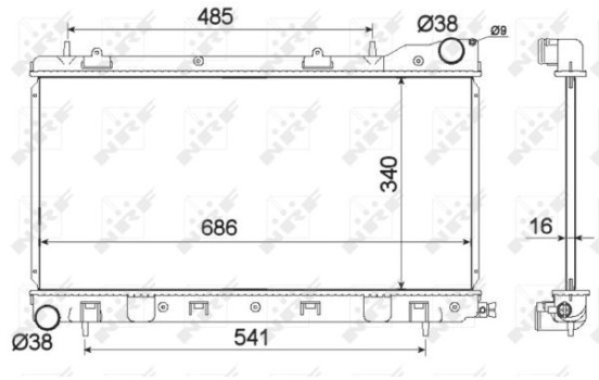 Radiateur, refroidissement du moteur