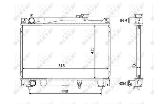 Radiateur, refroidissement du moteur