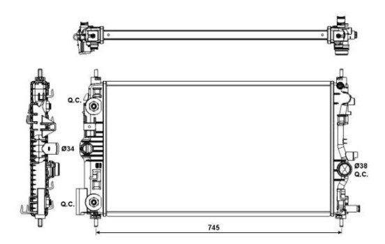 Radiateur, refroidissement du moteur