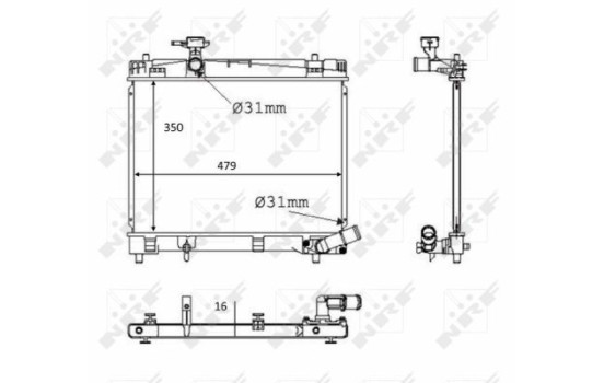 Radiateur, refroidissement du moteur