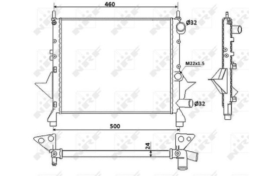 Radiateur, refroidissement du moteur