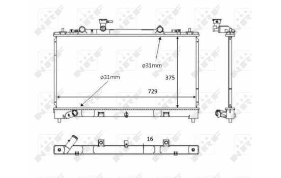 Radiateur, refroidissement du moteur