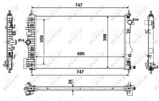 Radiateur, refroidissement du moteur