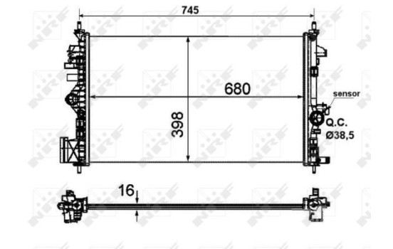 Radiateur, refroidissement du moteur