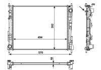 Radiateur, refroidissement du moteur