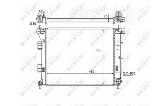 Radiateur, refroidissement du moteur