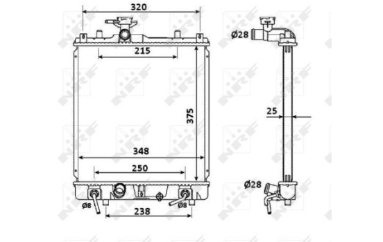 Radiateur, refroidissement du moteur