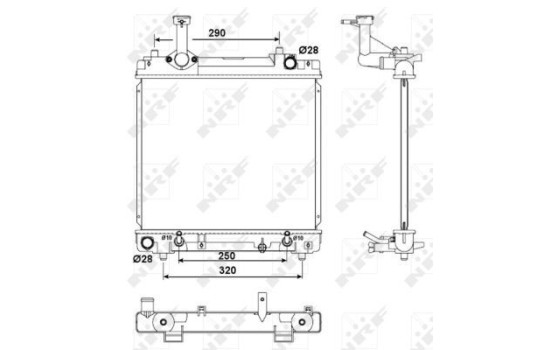 Radiateur, refroidissement du moteur