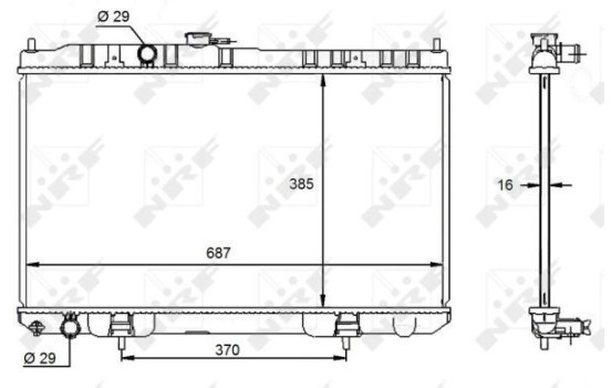 Radiateur, refroidissement du moteur