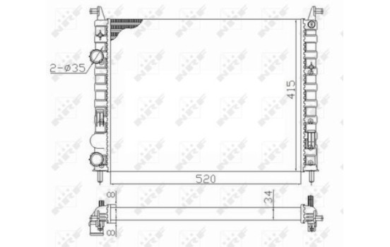 Radiateur, refroidissement du moteur